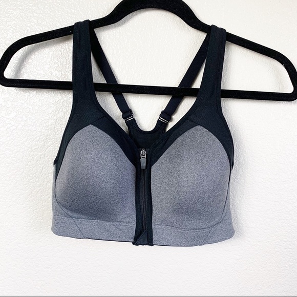 champion sports bras zipper front